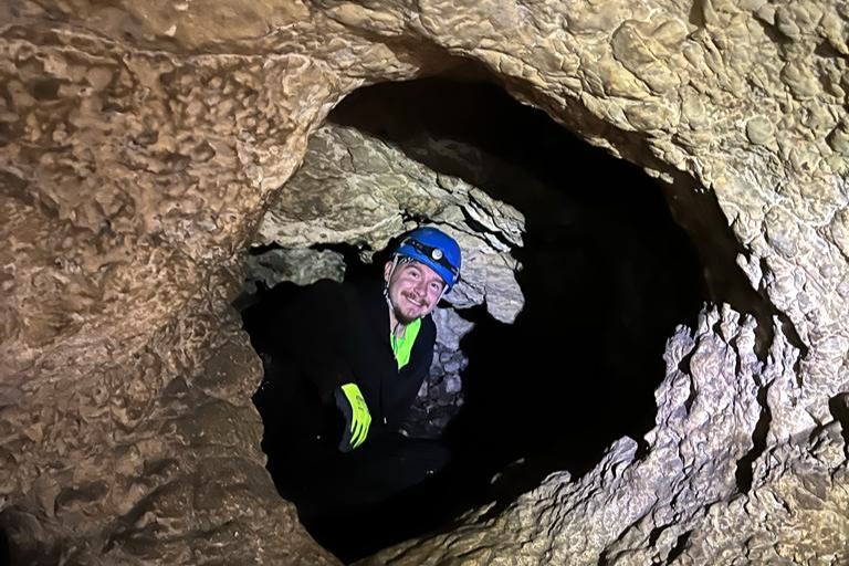 Höhlenforscher auf Exkurs