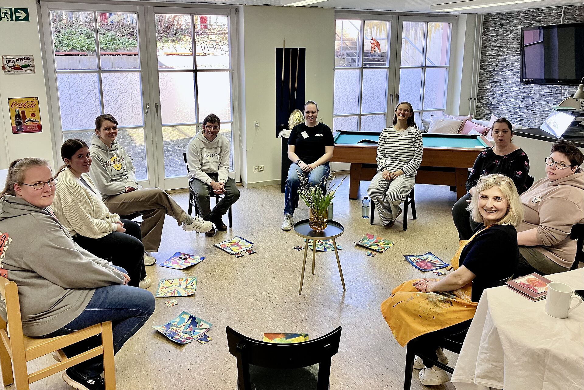 BP-Seminar in der Kunstwerkstatt von Diakoneo Wohnen