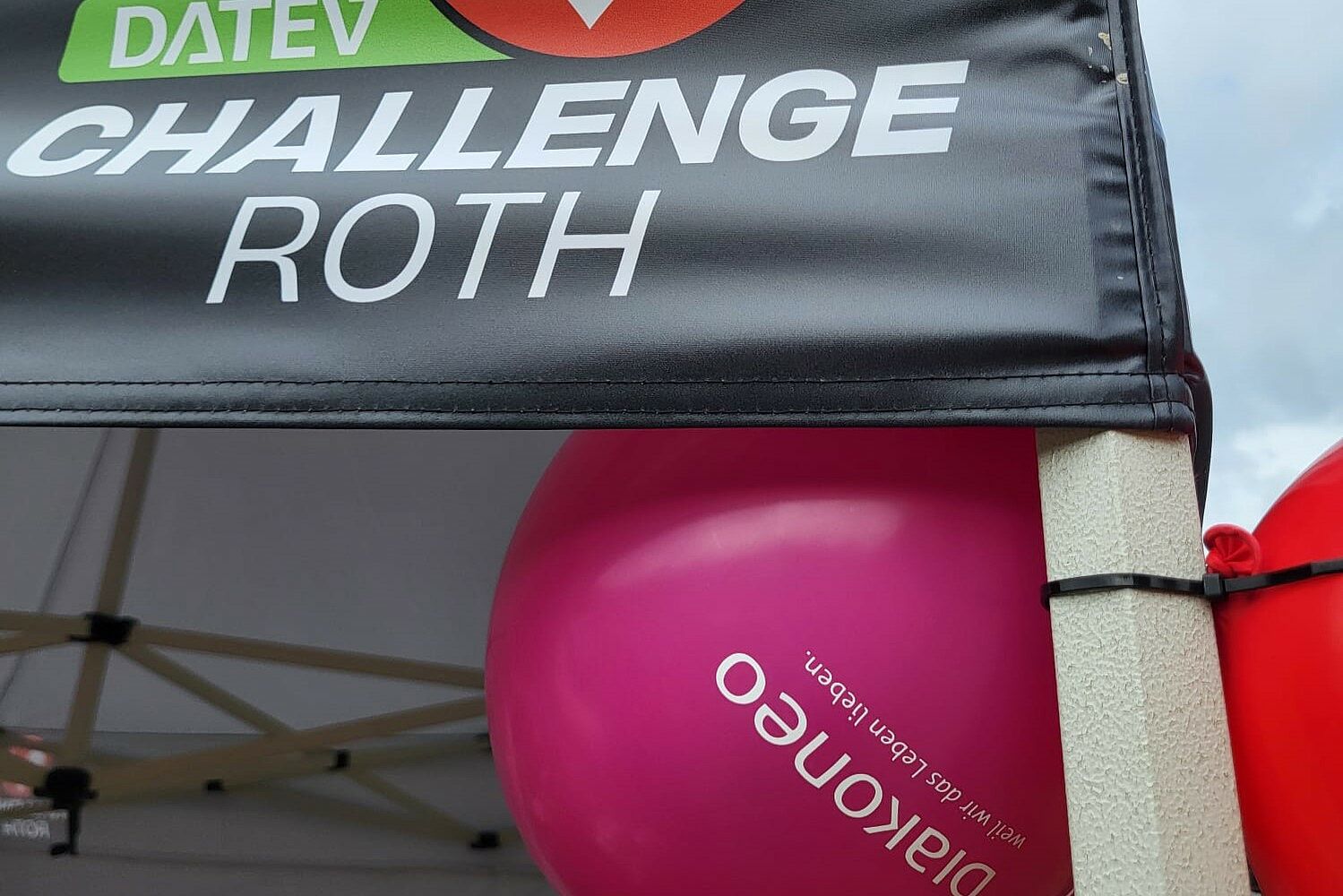 Kinderbetreuungsstand bei der Challenge Roth