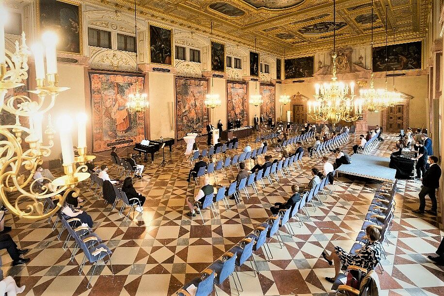 Ehrung im Kaisersaal der Residenz München 