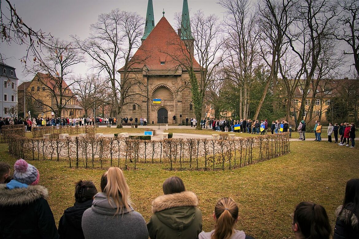 Eine Kirche von außen