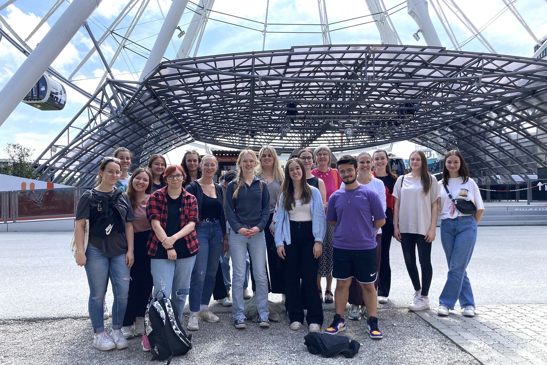 Öffentlichkeitsarbeit für das BSZ in luftiger Höhe am Day of Hope in München